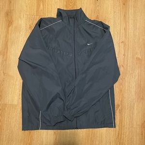 vintage nike windbreaker/jacket grey and white